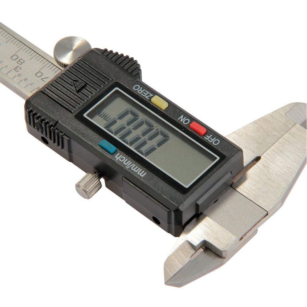 Vernier Caliper 0150mm Measuring Tool Plastic LCD Digital Electronic