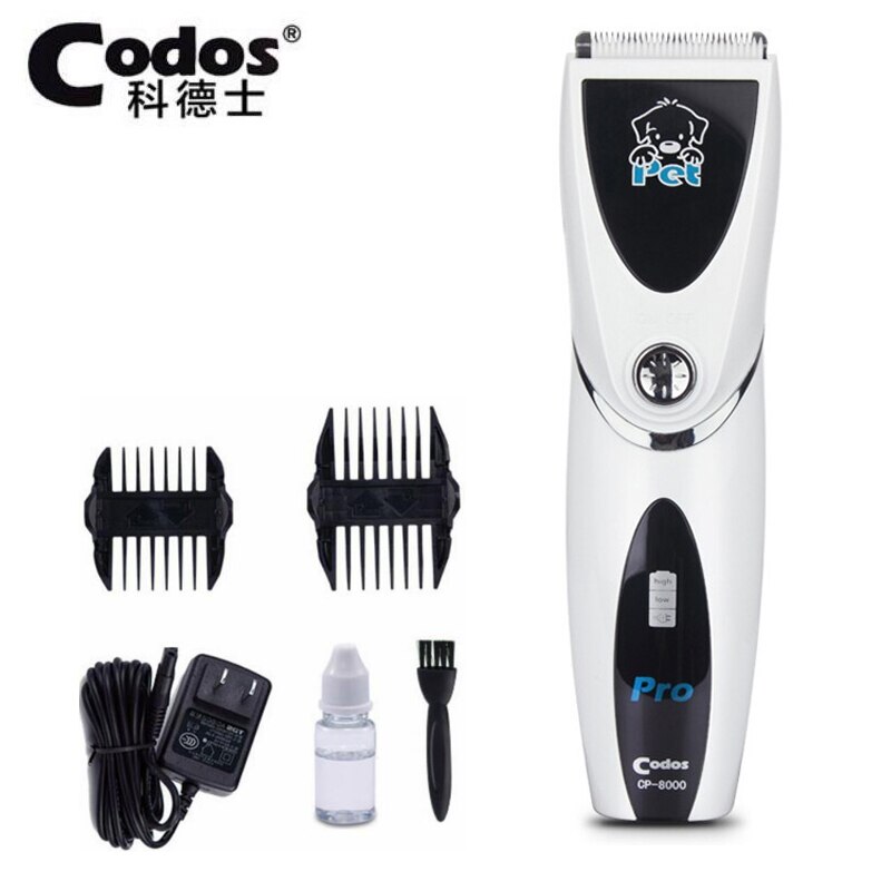 Codos CP-8000 Pet Hair Trimmer Hond Tondeuses Keramische Messen Kapsel Scheerapparaat Machine voor Katten Dieren Tondeuse: Standard