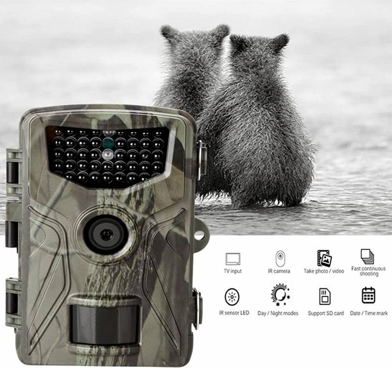 Wildlife Camera 20MP 1080P Trail Camera Wildlife Tracking HC804A Night Vision Wild Cameras Photo Traps Outdoor Infrared Camera