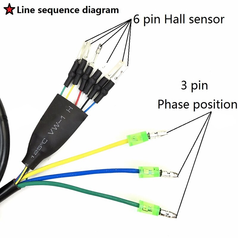 Ebike Motor Connector Kabel Universele Mannelijke 9 Pin Connector Fit Ebike Elektrische Fiets