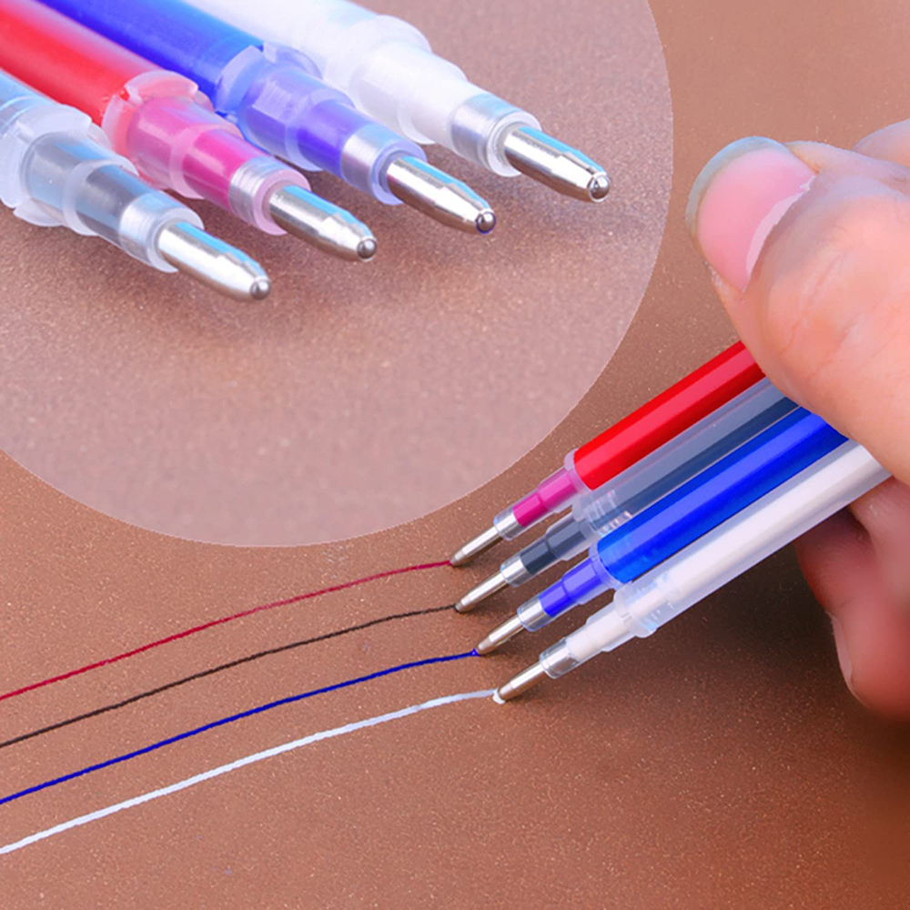 16 Stuks Warmte Wissen Pennen Stof Markering Pen Vullingen Warmte Uitwisbare Pennen Met 4 Pen Case Voor Quilten Naaien Diy kleermakerij Krijt