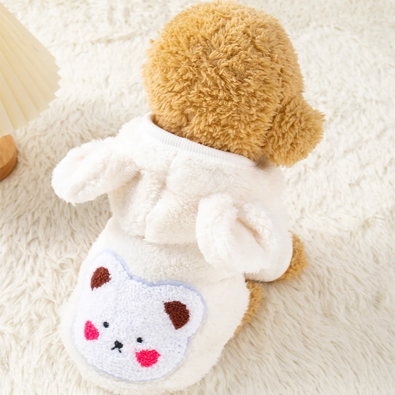 Dog clothes autumn and winter keep warm than bear teddy Yorkshire Pomeranian cat cute small puppy bear clothes