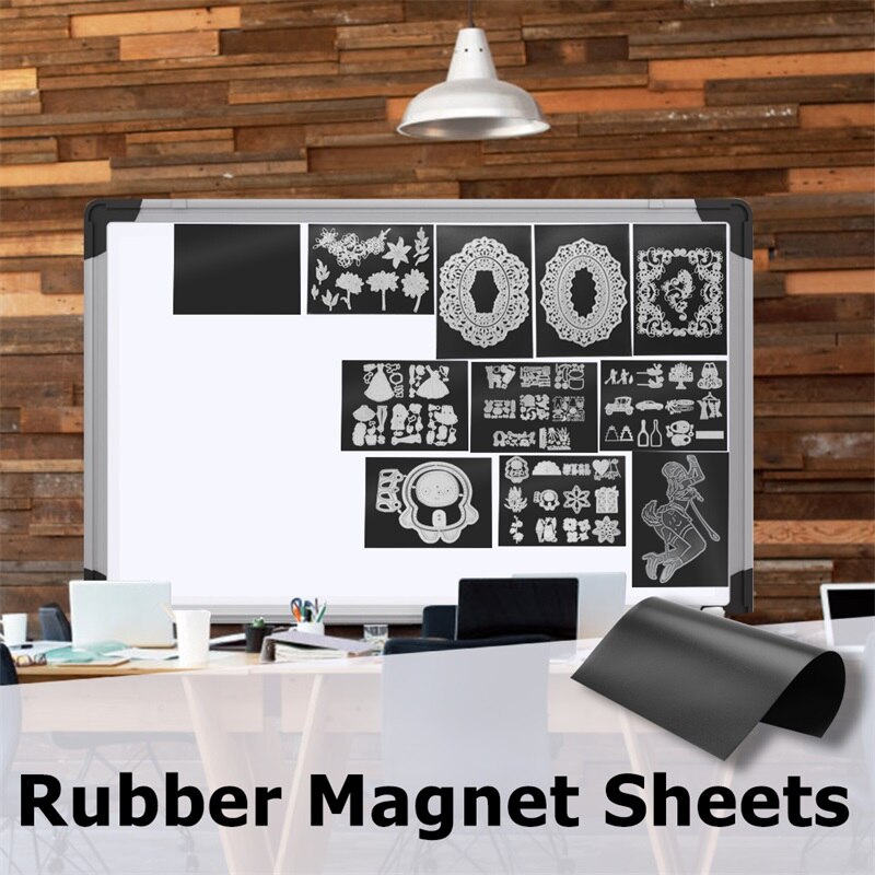 Rubber Magnet Sheets 10PCS/Lot 7x5inch Used To Store And Organize All Of Your Metal Cutting Dies On Single Side DIY Tools