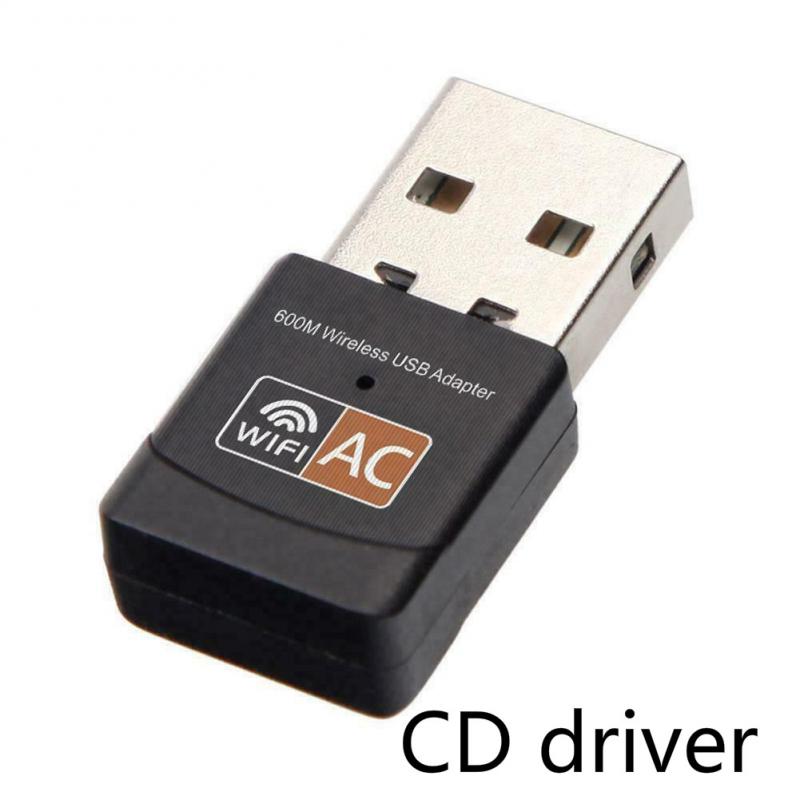 Free Driver USB Wifi Adapter 600Mbps Wi Fi Adapter 5ghz Antenna USB Ethernet PC Wi-Fi Adapter Lan Wifi Dongle AC Wifi Receiver: With Driver