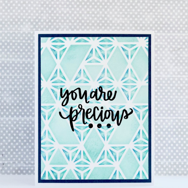 Dimension Stencil for DIY Scrapbooking Decorative Embossing Paper Cards Crafts Plastic Templates Drawing Sheets 6x6inches