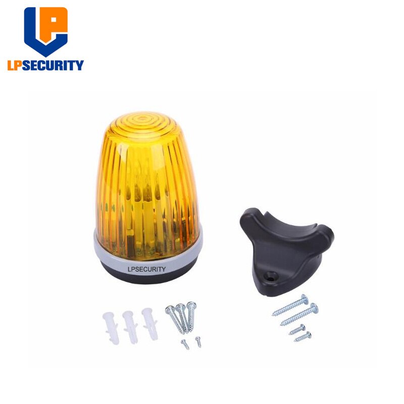 Lpsecurity Signaal Alarm Licht Strobe Flashing Noodwaarschuwing Lamp Wall Mount Voor Automatische Poort Opener