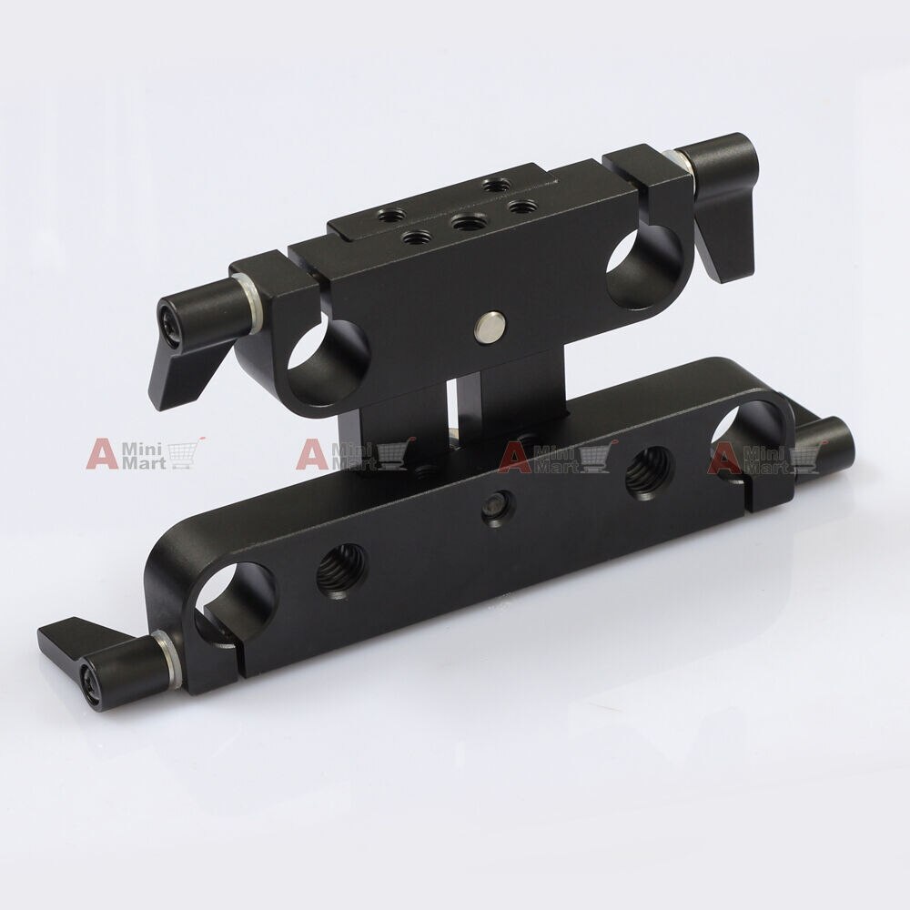 60Mm 100Mm Afstand Riser Brug Adapter 15Mm Rod Clamp Fr Studio Ondersteuning Systeem Lws Arriflex Arri film Camera Rig Matte Box