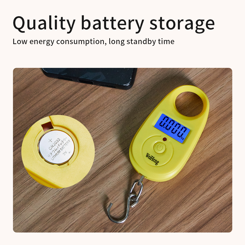 Mini báscula de gancho Digital de 25kg y 5g, báscula colgante electrónica portátil, báscula de bolsillo de pesca para equipaje de precisión con retroiluminación