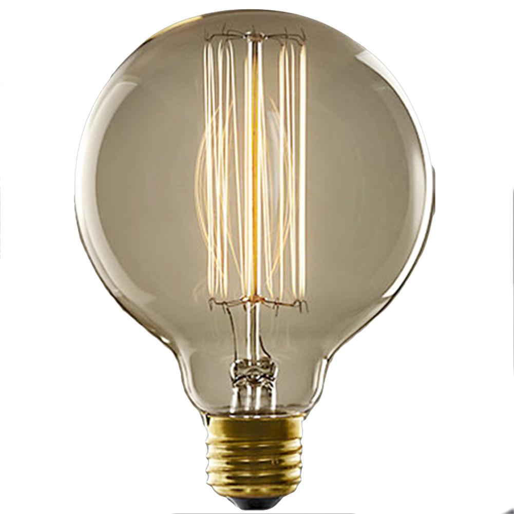 220V E27 Lamp Bulb 40W Retro Edison Bulb Beautiful Light Bulb with Good Light Transmittance Warm White
