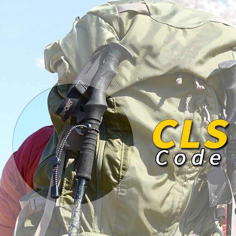 Outdoor Mountaineering Backpack Elastic Tail Rope Fixed Buckle Lanyard Trekking Poles Binding Buckle Equipment