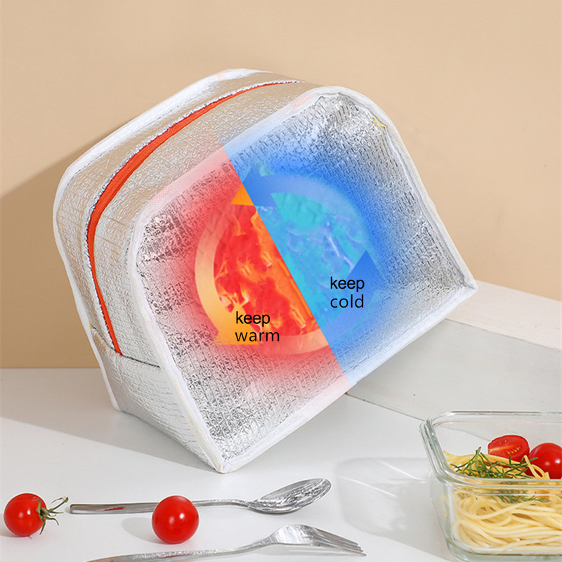 Bolsa de almuerzo de dibujos animados, lonchera térmica portátil, bolsa de suministros de picnic, tipo de biberón para niñas y niños