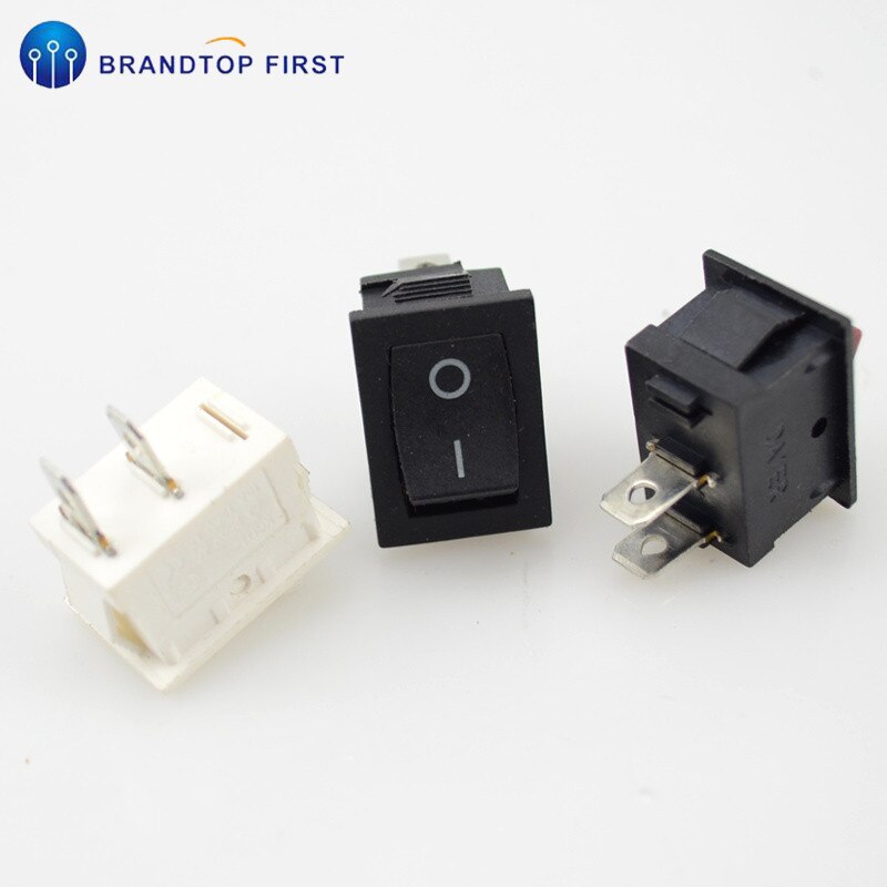 21*15mm rocker switch waterproof cover boat rocker switch 2Pin red black white