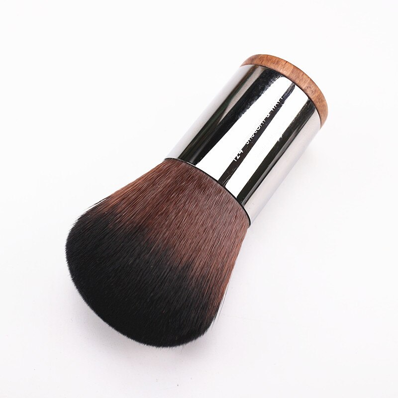 2021New Big Powder Brush Makeup Foundation Blusher Setting Loose Powder Brush Red Synthetic Hair Makeup Tool MUF124