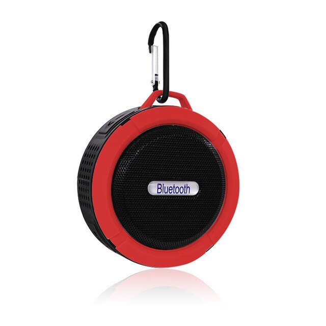 Ewa Bluetooth Speaker Plastic Draagbare Draadloze Met Gesprekken Handsfree En Zuig Waterdichte Douche Luidspreker Caixa De Som Douche: red