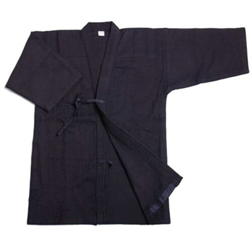 Nouvelle de Kendo Iaido aïkido Hapkido Hakama Arts martiaux uniformes japonais Dobok liens Cardigan Sz XXS-3XL: Dark Blue / XXL