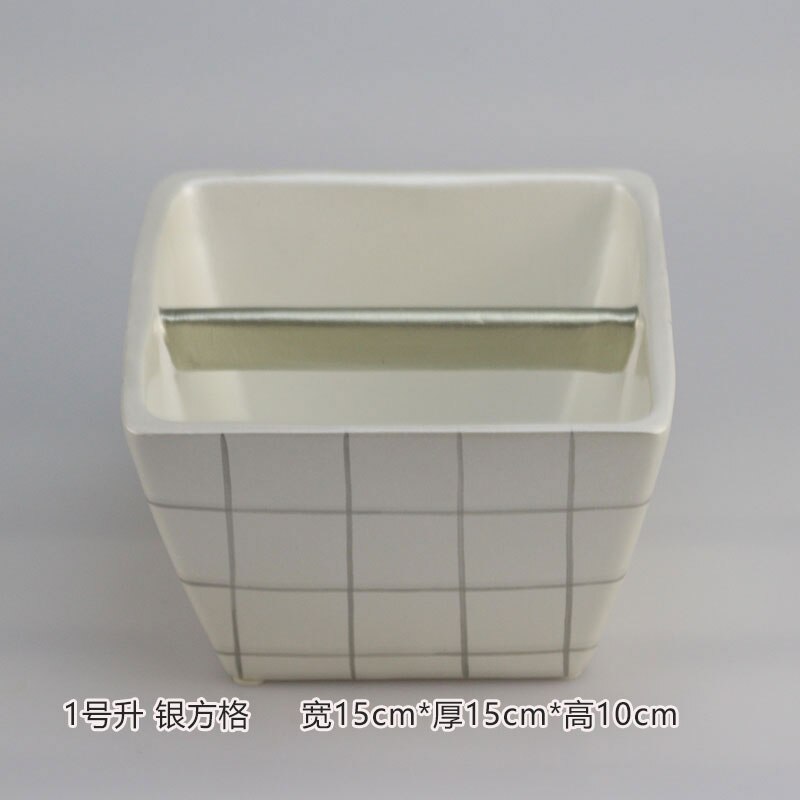 Caja de cerámica nórdica para guardar llaves, para sala de estar, restaurante, Control remoto, objetos pequeños, contenedor de almacenamiento multifuncional, decoración: A-L