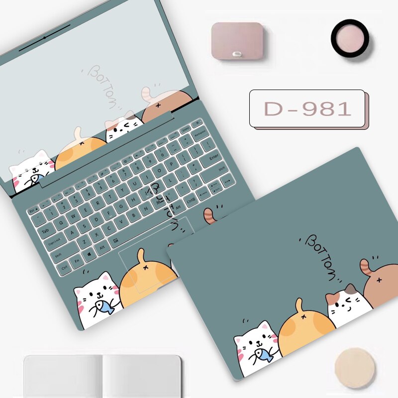 laptop stickers Cute girl cartoon series stickers laptop keyboard stickers laptop skin for macbook air a2179 hp lenovo 340 ABC: ZD-981