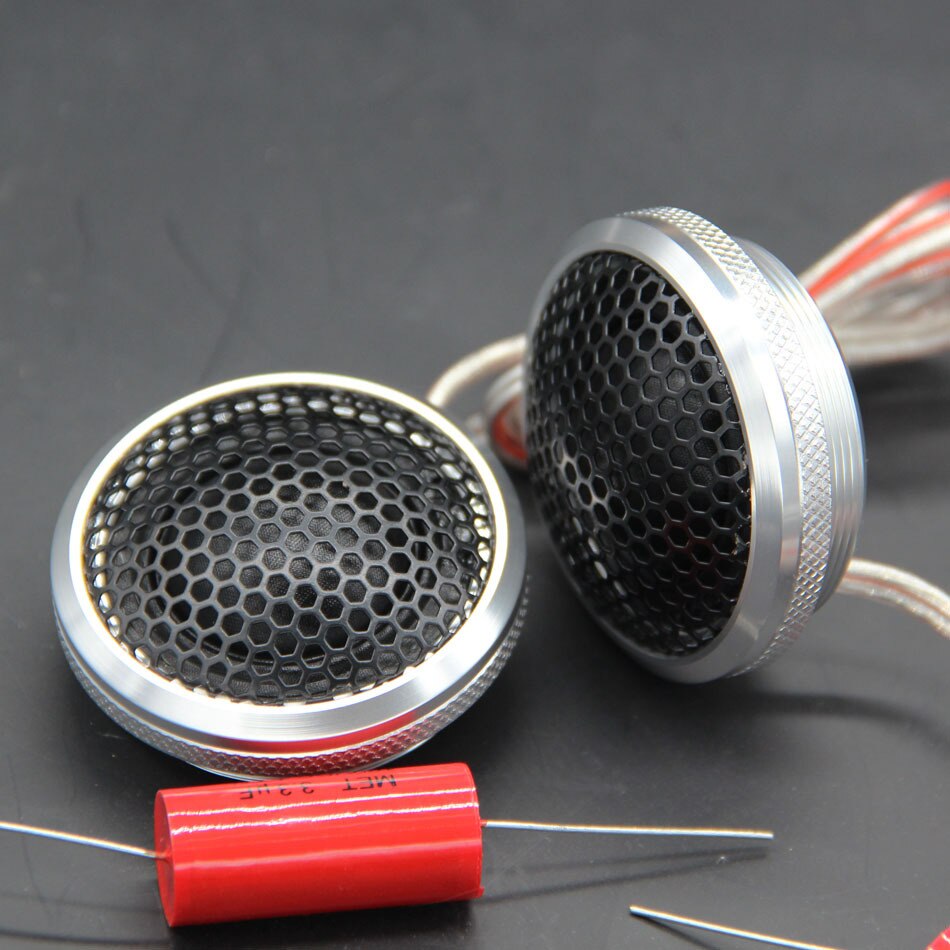 2 stks Zilver 120 w Hoge Frequentie Interieur Automobiles Auto Luidsprekers Auto Tweeter Speaker