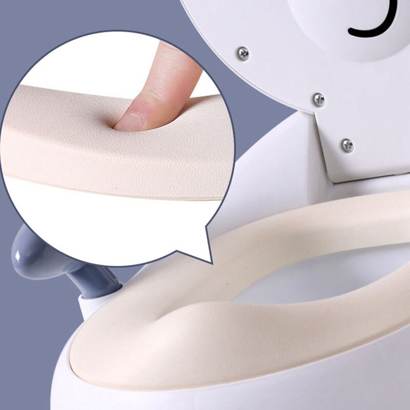 Cute Panda Baby Potty Toilet Bowl Training Toilet Seat Kids Bedpan Portable Urinal Soft Backrest Pots Seat Chair
