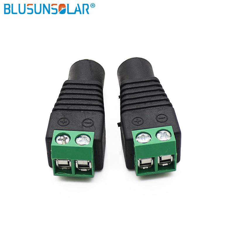 2 Stuks 2.1 Mm X 5.5 Mm Cctv Camera 'S Vrouwelijke Mannelijke Dc Power Plug Adapter Dc Power Female Plug Jack adapter Connector Male Plug Socket