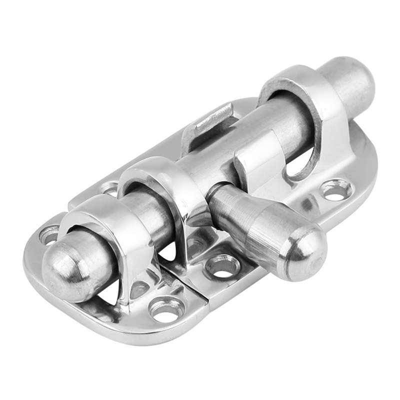 Boat Bar Sliding Lock Boats Marine Ship 316 Stainless Steel Door Window Latch Sliding Lock Barrel Bolt-60mm
