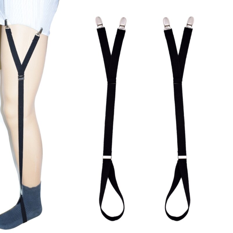 Mens Shirt Stays Garters Suspenders Braces For Shirts Gentleman Leg Elastic Men Shirt Suspenders Garter Holder Business