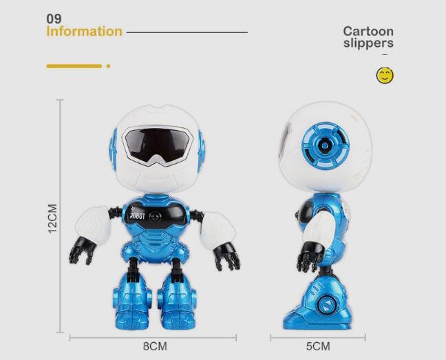 De Tweede Generatie Van Legering Robot Touch Sensor Muziek Q Versie Robot Vroegschoolse Onderwijs Smart Speelgoed Sensor Gebaar