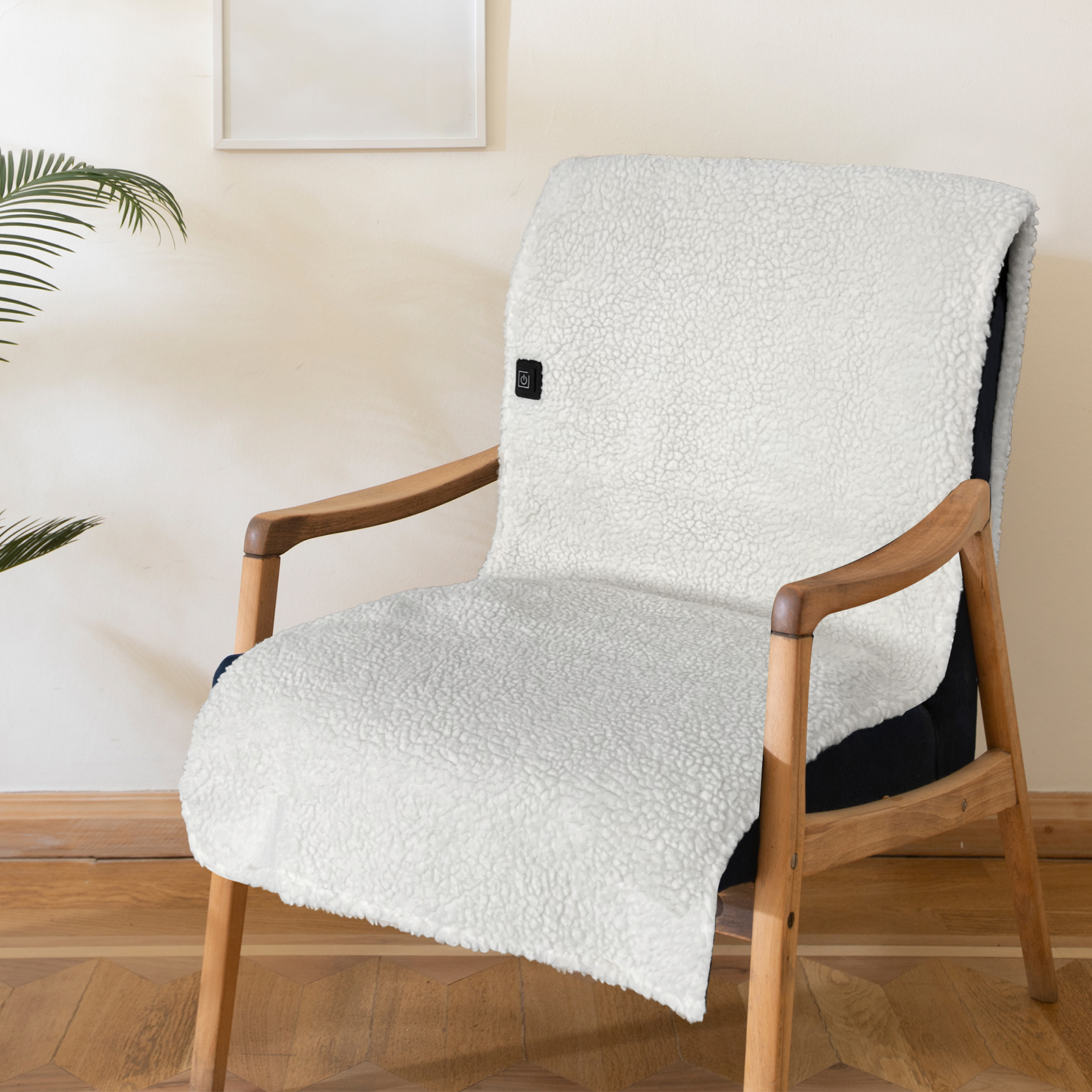 Elektrische Verwarmde Sherpa Stoel Pad Temperatuur Verstelbare Stoel Mat Voor Stoel Bank Bank