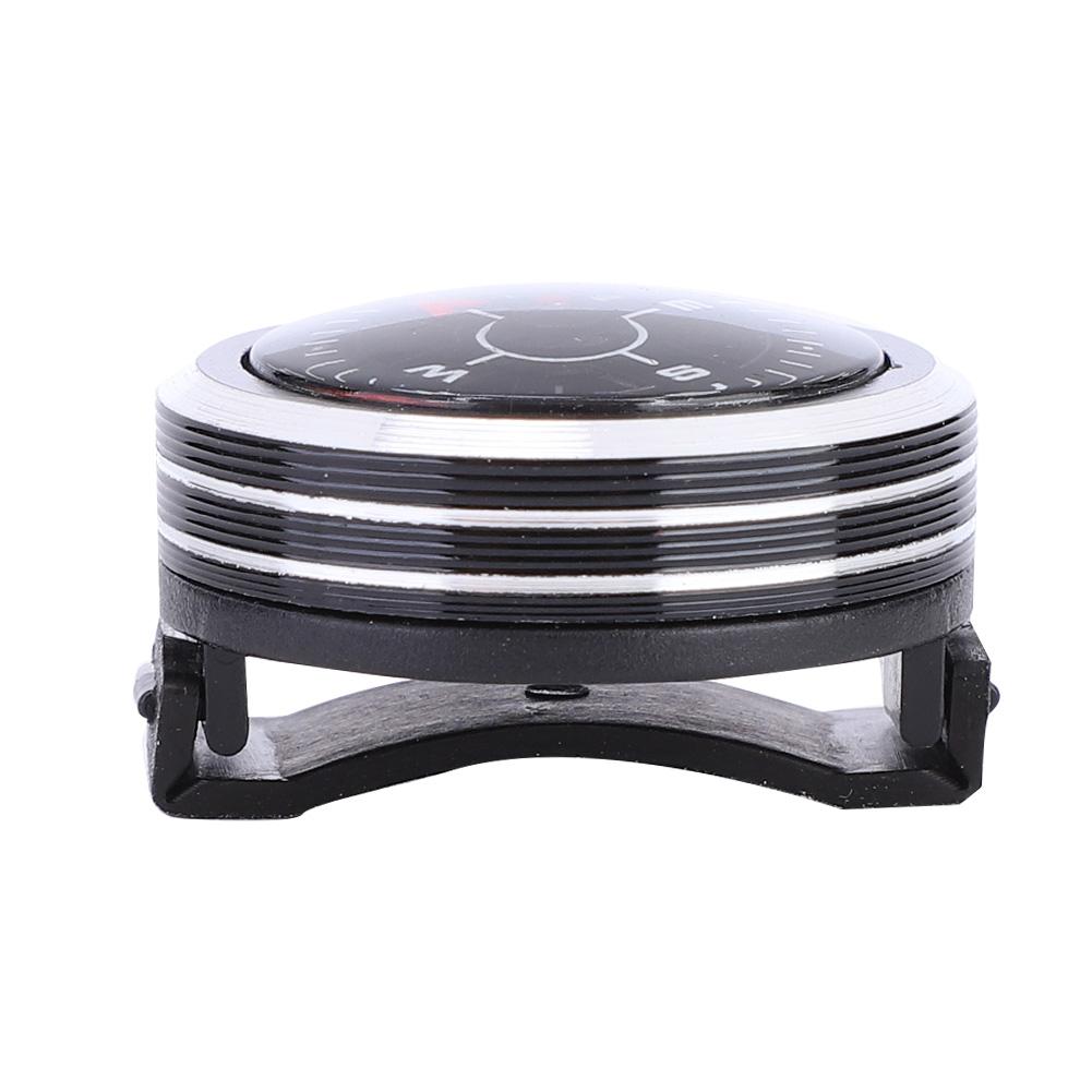 Portable Aluminum Alloy Compass Watch Band Slip Slide Navigation Wrist Compass for Survival Camping Hiking Boating