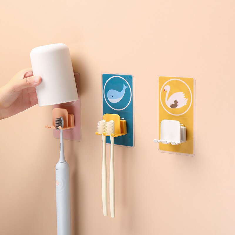 Support Mural Pour Brosse à Dents Avec Tasses Pour Salle De