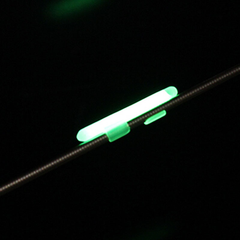 Clip Op! 20Pcs (10 zakken) L M S SS Night Fishing Verlichting Stick Wand Groen chemische glow stick vissen licht stok Op Staaf Tip B241