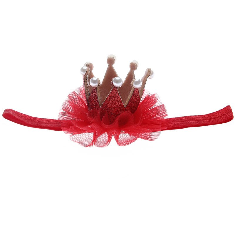 MAYA STEPAN 1 PCSBaby Ragazza Della Fascia Infantile Accessorio Dei Capelli del Panno Regalo di Compleanno Per Bambini Corona Floreale Dei Bambini Appena Nati Copricapi: 3