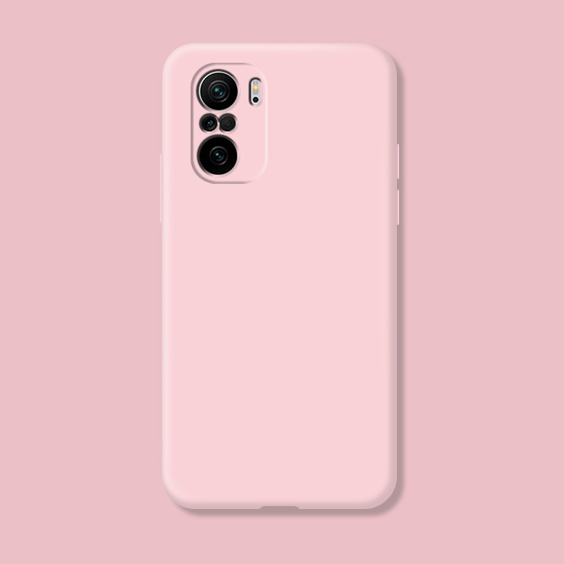 Para Xiaomi Poco F3 funda trasera de silicona fundas de teléfono para Poco F3 funda suave TPU a prueba de golpes Redmi K40 funda de silicona Coque: ABS / Rosa