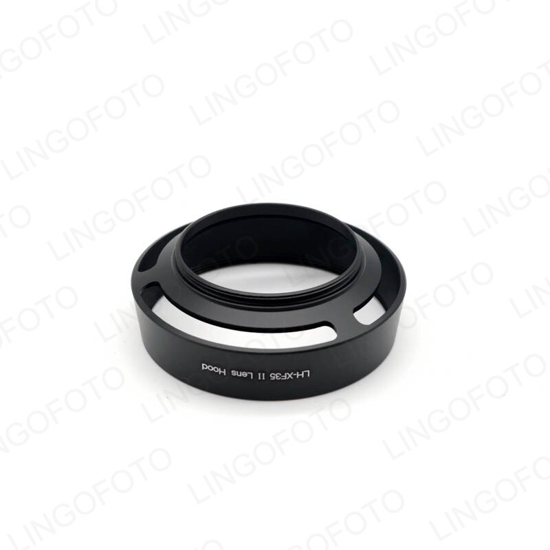 Screw in Metal Lens Hood for Fujifilm XF 35mm / 23mm F2 R WR lens Replaces LH-XF35-2