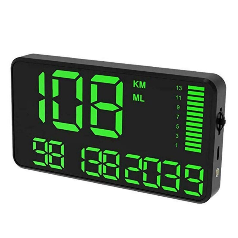 Velocímetro Digital con GPS para coche, indicador de velocidad de conducción, MPH, exceso de velocidad, alarma