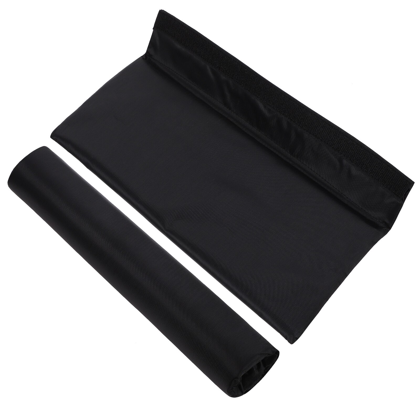 2pcs Barbell Pad Squat Protector For Neck Shoulder Support Fitness Workout Cover: Black