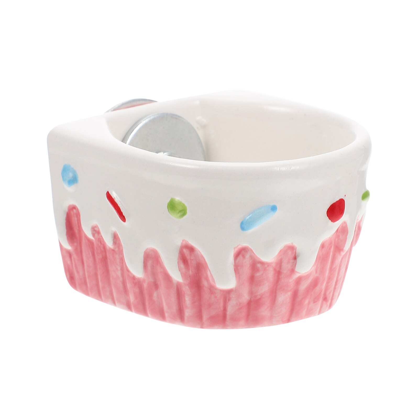 Hamster Voedsel Kom Keramische Hamster Feeder Hamster Voerbak Opknoping Huisdier Feeder Voor Hamster Eekhoorn Thuis: 1