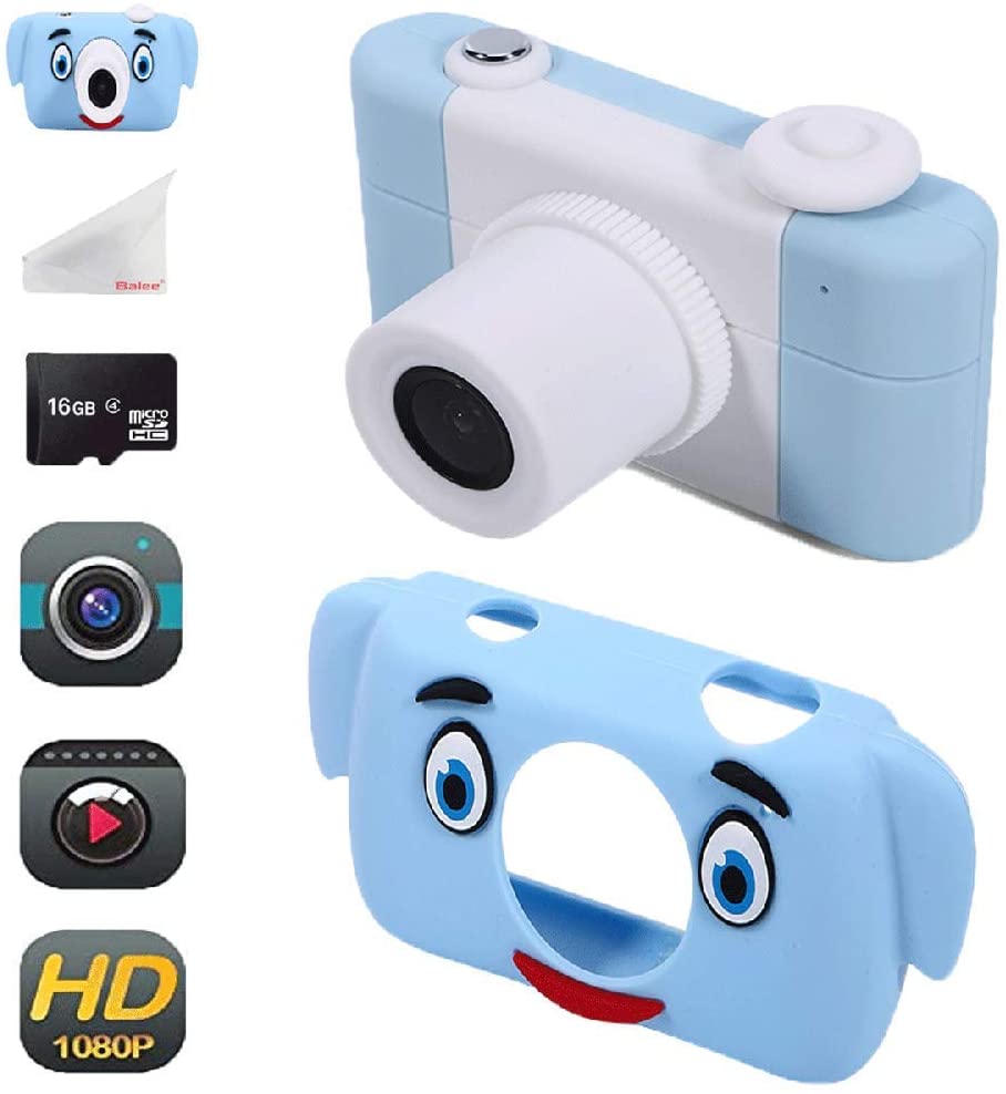 Kids Digital Camera Mini 2 Inch Screen Children's Cameras 8MP HD Video Cameras Camcorder Girls and Boys Included 16G TF Card: Default Title