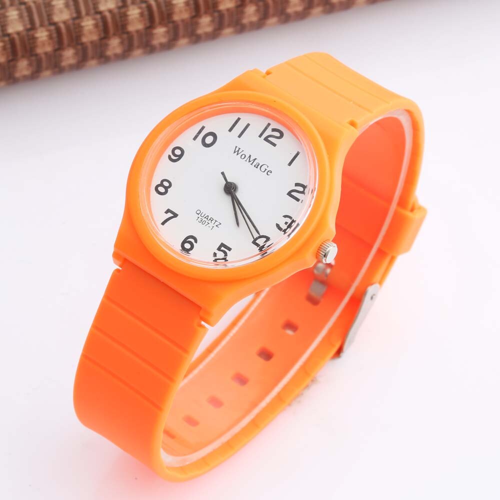 WOMAGE Horloge Kinderen Horloges Kinderen Horloges Mode Sport Horloges Jongens Meisjes Quartz Horloges montre enfant horloge jongens: 141307orange