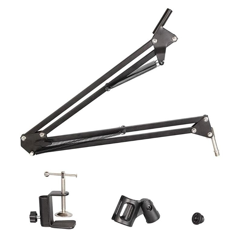 Extendable Recording Microphone Holder with Mic Cl... – Vicedeal
