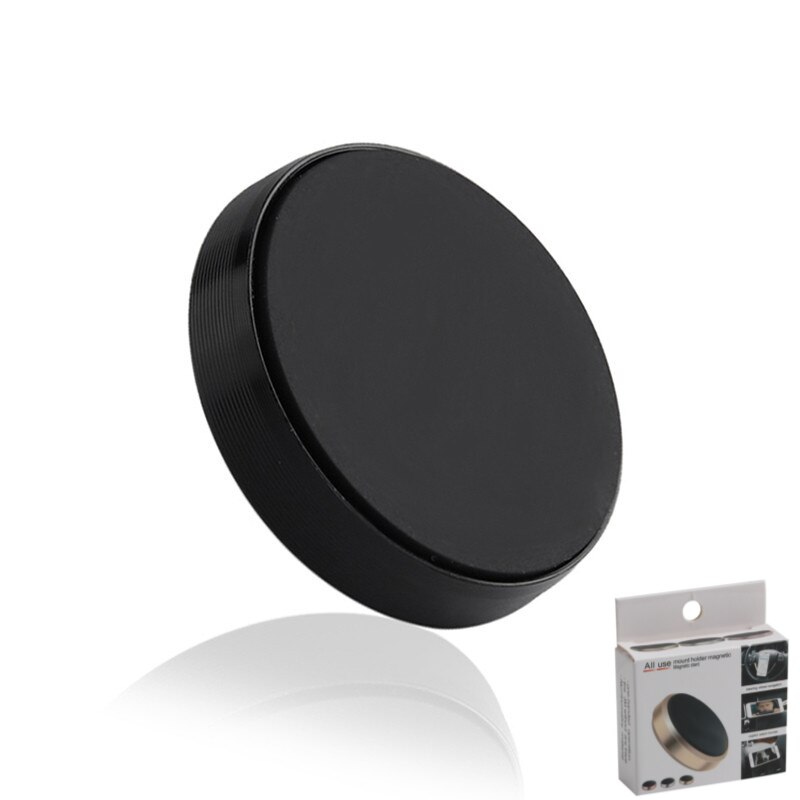 1PC support de téléphone de voiture magnétique tableau de bord aimant support de téléphone portable support de volant support mural magnétique pour iPhone Samsung: Black