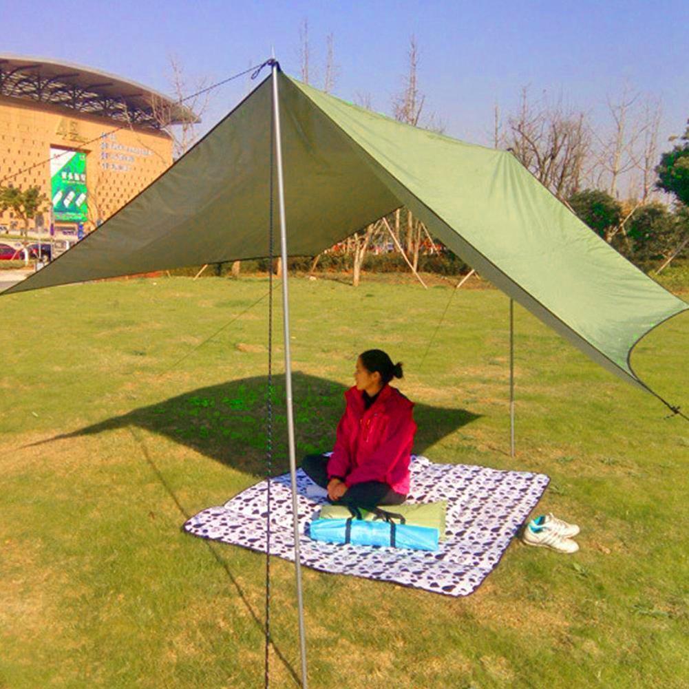 100*145cm tenda da sole impermeabile Tarp tenda ombra ultraleggero giardino baldacchino parasole campeggio esterno amaca spiaggia turistica riparo del sole