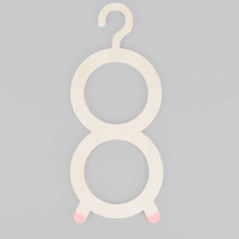 Perchero de madera portátil para ropa de bebé, 5 piezas, decoración para habitación de niños, guardería,: 7