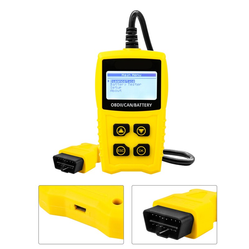 Engine Fault Diagnosis Apparatus Auto OBD Computer Diagnostic Apparatus Auto Detector Multi-language Selection