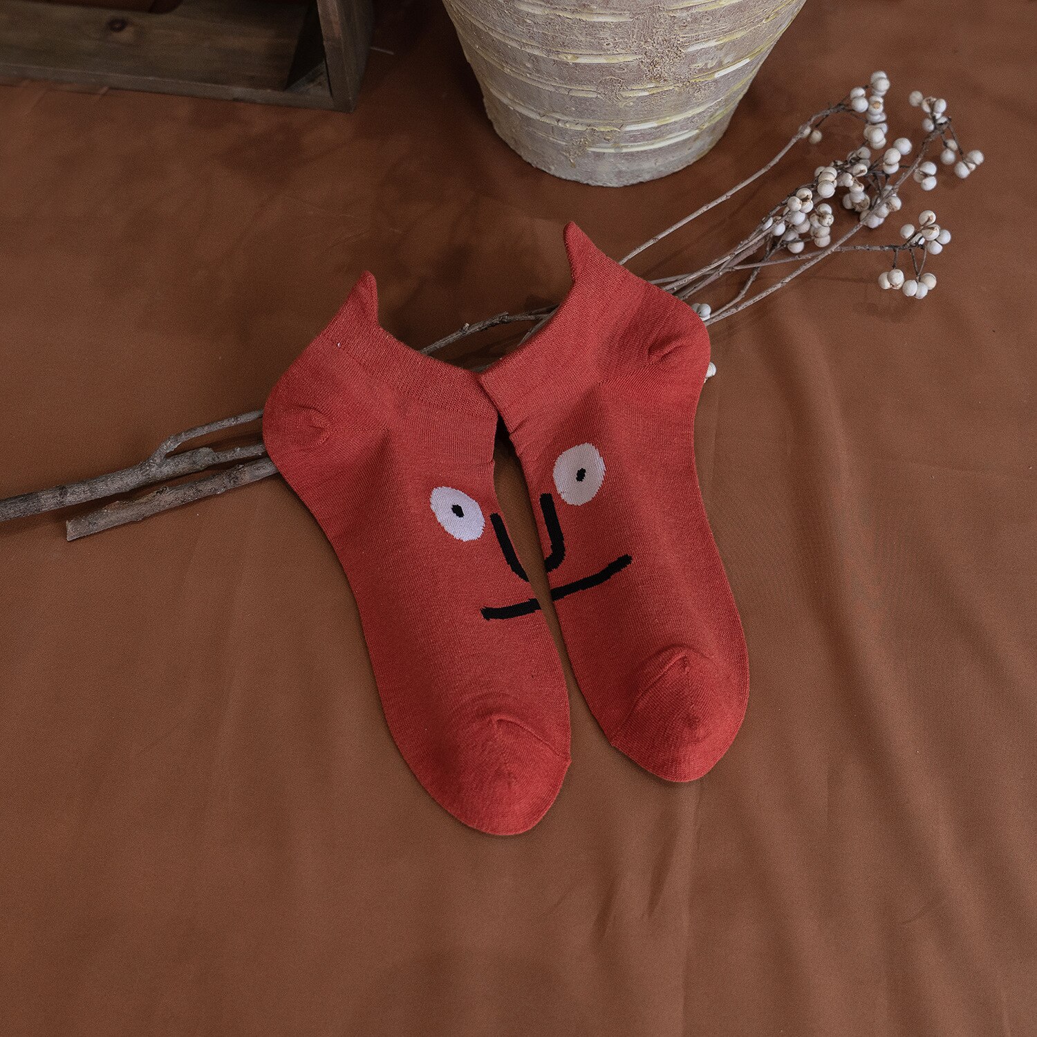 8 Pieces=4 Pairs/Lot Funny Women Boat Socks Cute Harajuku Summer Compression Ankle Socks Breathable and Comfortable TJ3080: 4 Pairs color 7