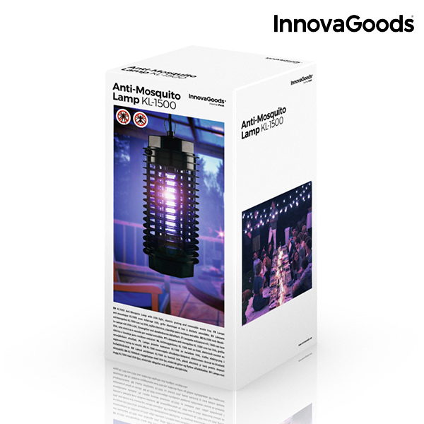 InnovaGoods Anti-Moskito Lampe KL-1500 4W Schwarz