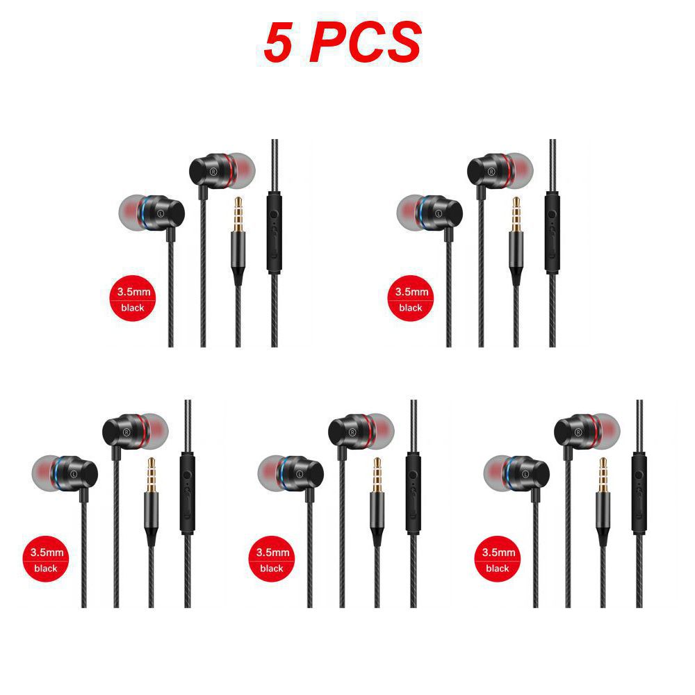 X6 Metalen Koptelefoon Bass Ruisonderdrukking Koptelefoon Sport Headset Auriculare MP3 Computer Koptelefoon Bedrade Koptelefoon