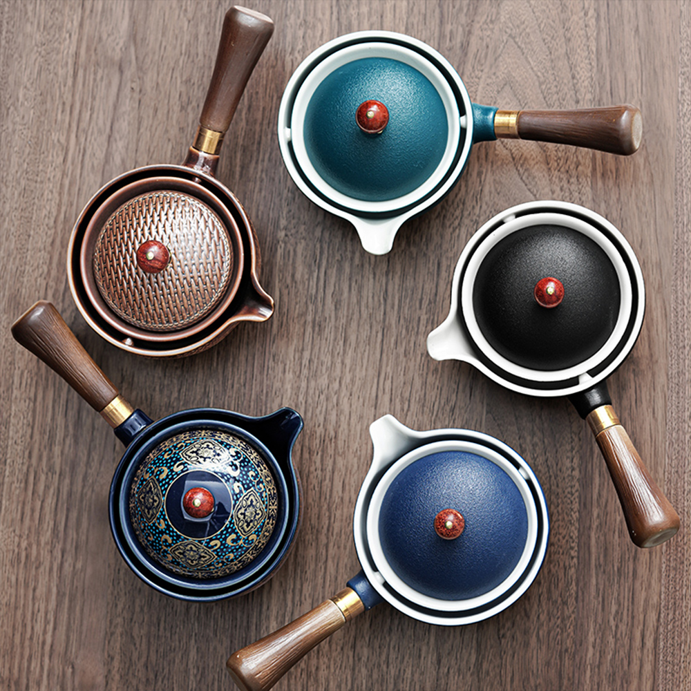 Bloemen Prachtige Steen Slijpen Vorm Thee Set Handgemaakte Thee Pot Cup Set Chinese Theeceremonie Gungfu Tea Cup Theewaar unieke