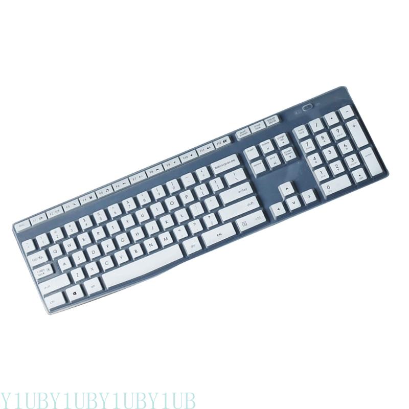 Y1UB Dustproof Waterproof Transparent Silicone Keyboard Cover Skin Protectors for MK345 K345 Wireless Keyboard Accessories