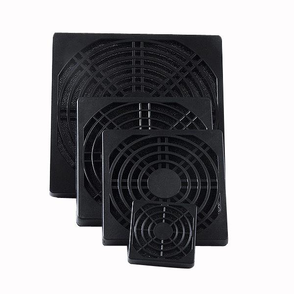 Funda para ordenador PC YCDC 4cm 8cm 9cm Filtro de polvo antipolvo funda para ventilador de ordenador negro